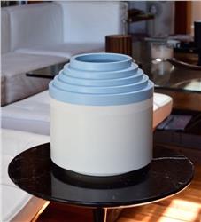 vase celeste white by ettore sottsass IN STOCK