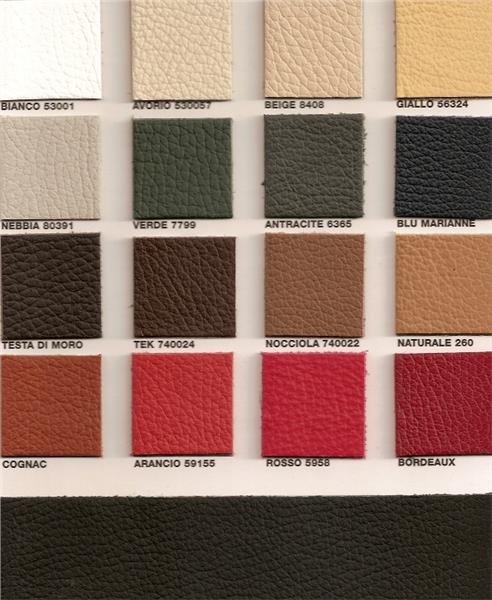 leather color samples